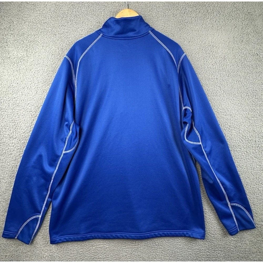 Air Force Academy Blue Silver Club Sweater Mens 2XL Blue Nike Therma Fit 1/4 Zip